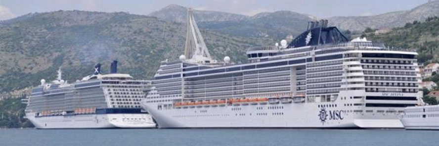 U Dubrovnik stiglo šest kruzera s više od 11 tisuća turista