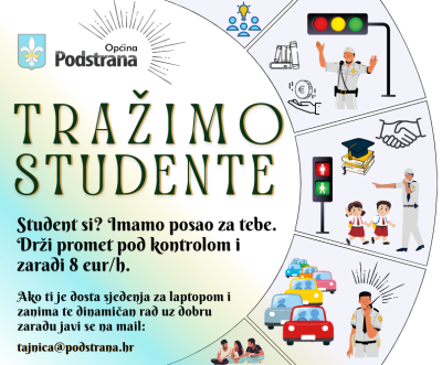 JAVNI POZIV za prijam 2 (dva) kandidata u Prometnu jedinicu mladeži za 2025. godinu