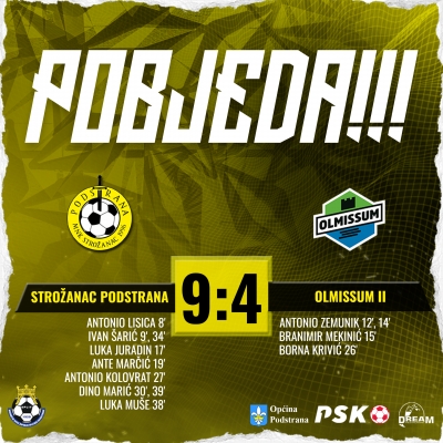 MNK Strožanac Podstrana novom pobjedom nastavlja niz nepobjedivosti