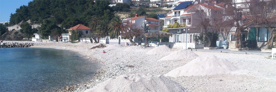 Uređenje plaže u Grljevcu