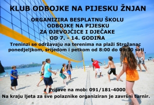 Besplatna škola odbojke u Podstrani