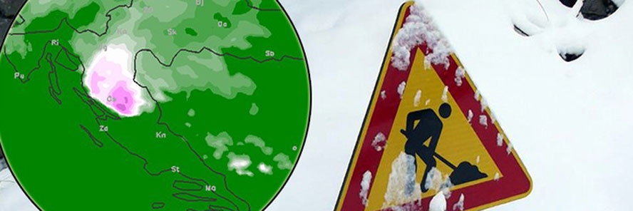 Ne krećite na put: Noćas u Lici do metar snijega!