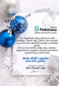 Božićna čestitka načelnika