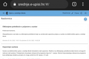 Važan dan za osmaše - Počinju upisi
