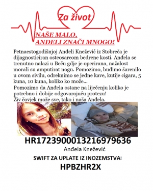 POZIV SVIM DOBRIM LJUDIMA - POMOZIMO!
