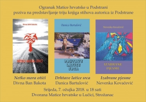 Predstavljanje knjiga stihova autora iz Podstrane