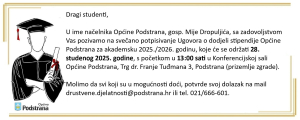 Poziv studentima