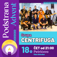 Advent u Podstrani - večeras koncert grupe Centrifuga