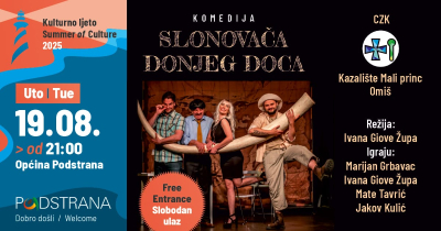 KULTURNO LJETO - KOMEDIJA "Slonovača donjeg doca"
